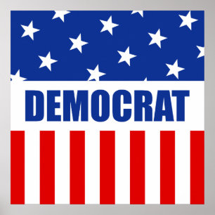 Democrat Donkey Poster