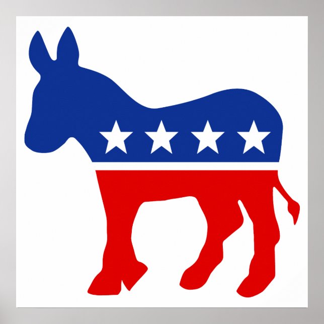 Democrat Donkey Poster (Framsidan)