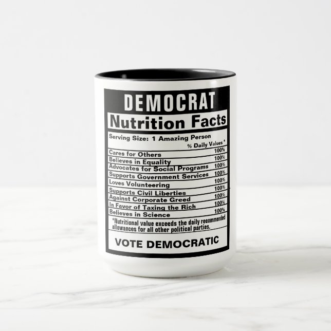 Democrat Funny Gift Mugg (Center)