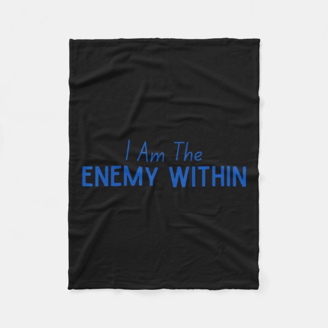 Democrat Kamala Enemy inom antitrumpen Lämnat Ving Fleecefilt (Framsidan)