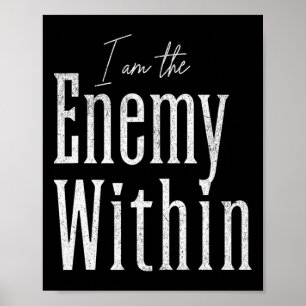 Democrat Kamala Harris Enemy inom antitrumplef Poster