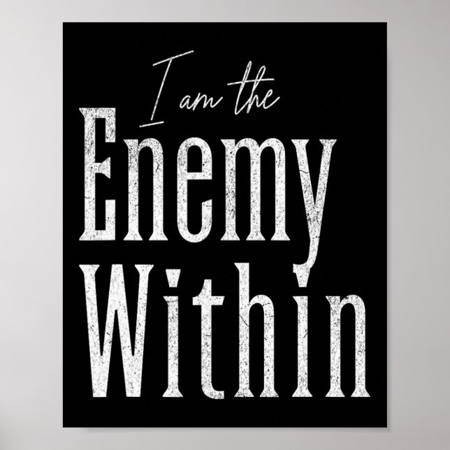 Democrat Kamala Harris Enemy inom antitrumplef Poster (Framsidan)