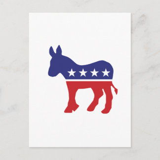 Democrat Original Donkey Vykort