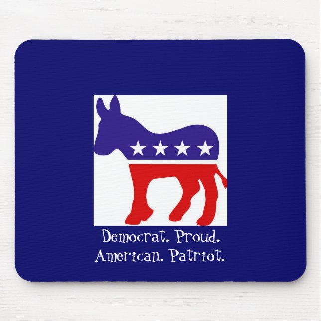 Democrat Party Donkey Musmatta (Framsidan)