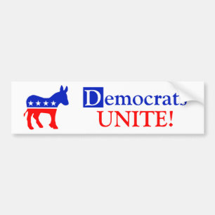 Democrates Unita! Bildekal