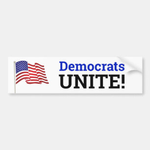 Democrates Unita! Bildekal