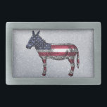 Democratic Donkey Bälte Buckle<br><div class="desc">demokratisk bockning för åsnan party bälte</div>