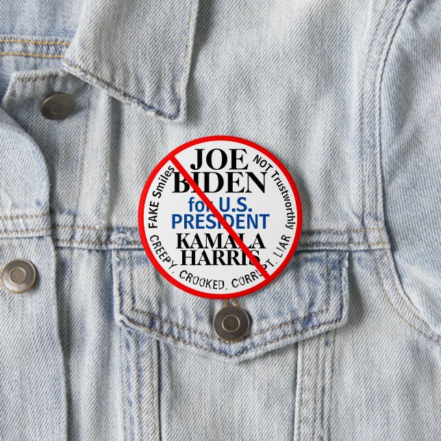 Democratic Joe Biden Kamala Harris Knapp (In Situ)