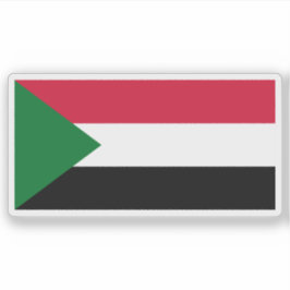 Democratic Republic of Sudan flag (1969–1985) Klistermärken