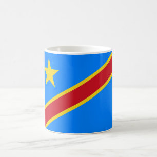 Democratic Republic of the Congo flagga Kaffemugg