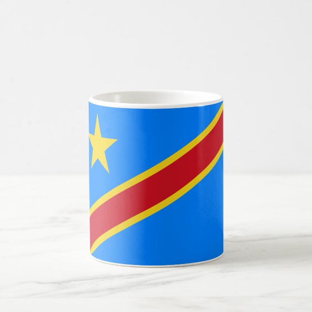 Democratic Republic of the Congo flagga Kaffemugg (Center)