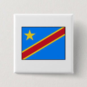 Democratic Republic of the Congo flagga Knapp