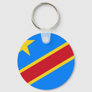 Democratic Republic of the Congo flagga Nyckelring