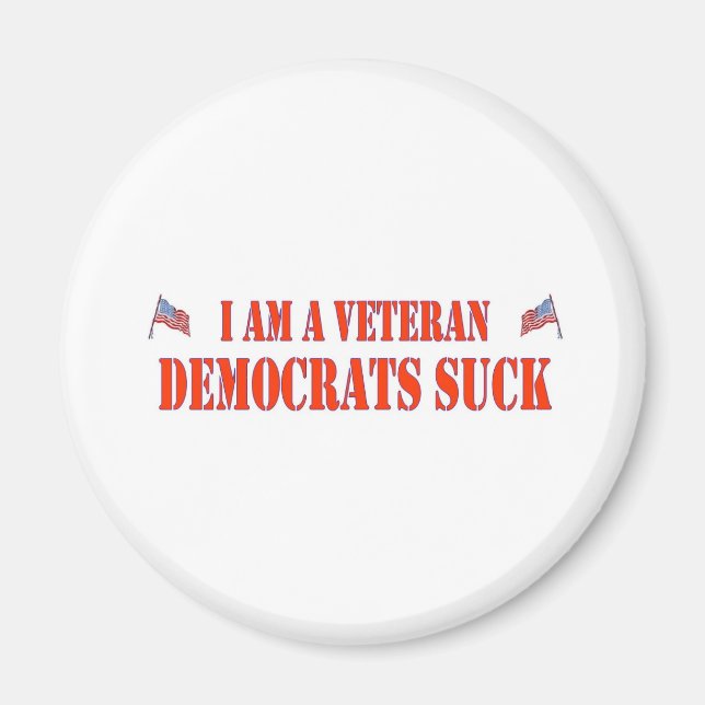 DEMOCRATS SUCK MAGNET (Framsidan)