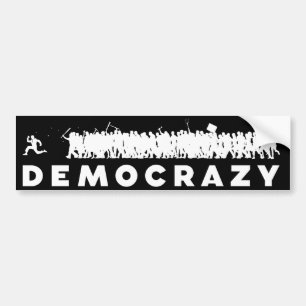 Democrazy bildekal