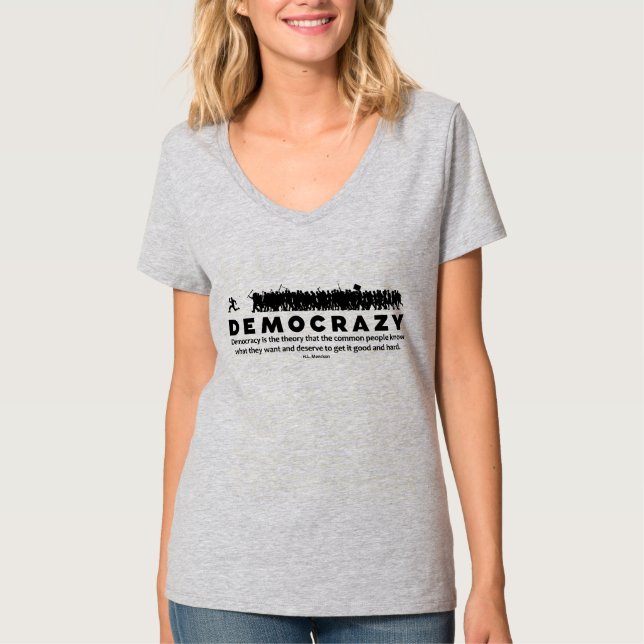 Democrazy T Shirt (Framsida)