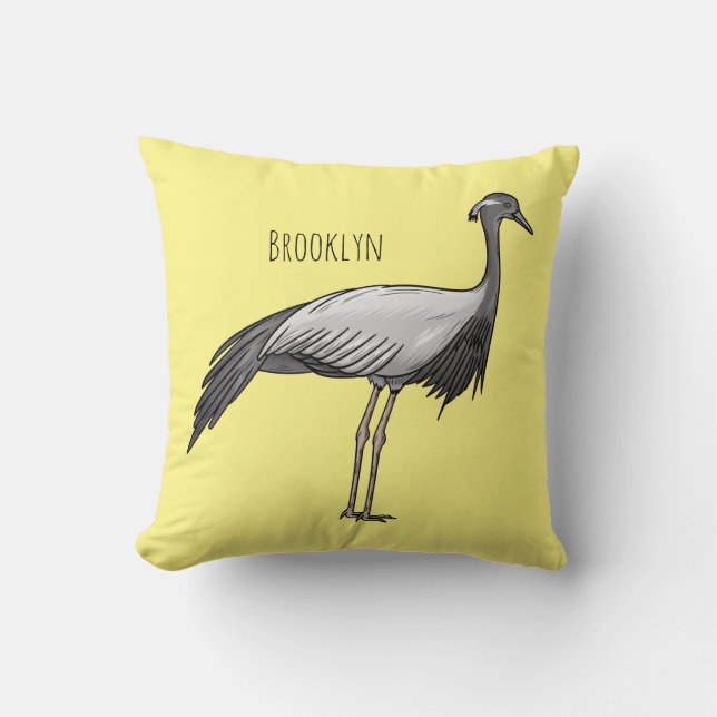 Demoiselle crane bird cartoon illustration  kudde (Framsida)