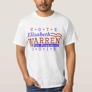 Demokrat 2016 för Elizabeth Warren presidentval Tee Shirt