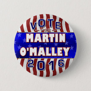 Demokrat 2016 för Martin O'Malley presidentval Knapp