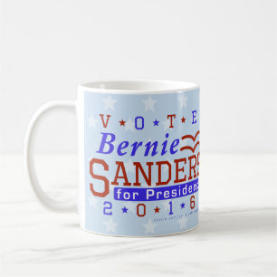 Demokrat 2016 för val för Bernie Kaffemugg
