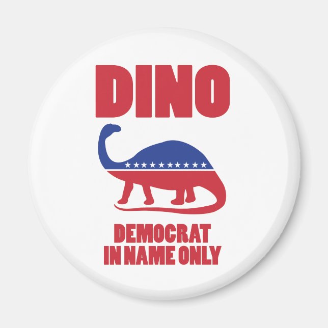 Demokrat endast till namnet Magnet (DINO) (Framsidan)