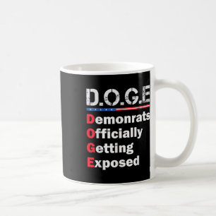 Demokrat exponeras officiellt, Trump 2025 Kaffemugg