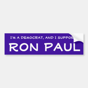 Demokrat för Ron Paul Bildekal
