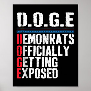 Demokrat kommer officiellt att exponeras 2025 Tan Poster