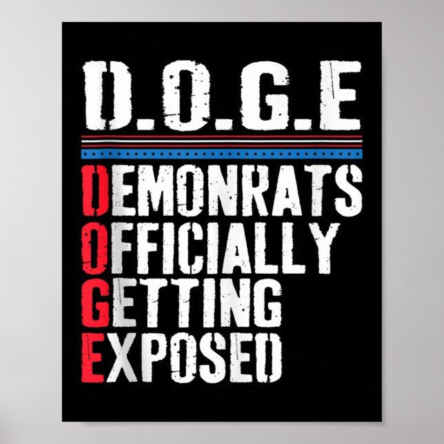 Demokrat kommer officiellt att exponeras 2025 Tan Poster (Framsidan)