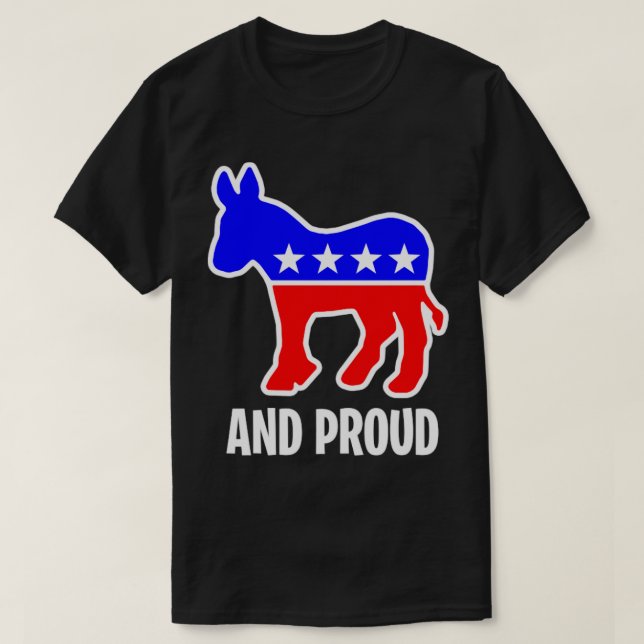 DEMOKRAT OCH STOLT T SHIRT (Design framsida)