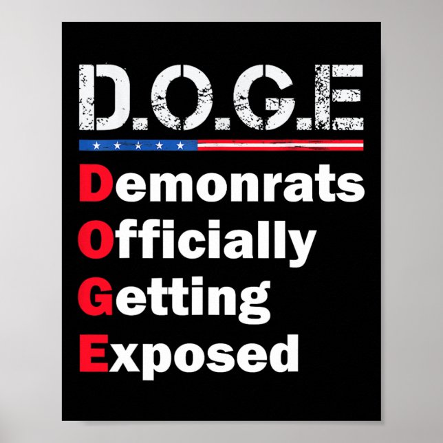 Demokrat Officiellt Blottad  Poster (Framsidan)