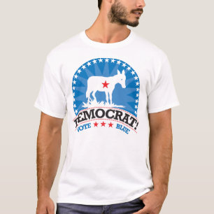 Demokrat! Rösta blått! T-shirt