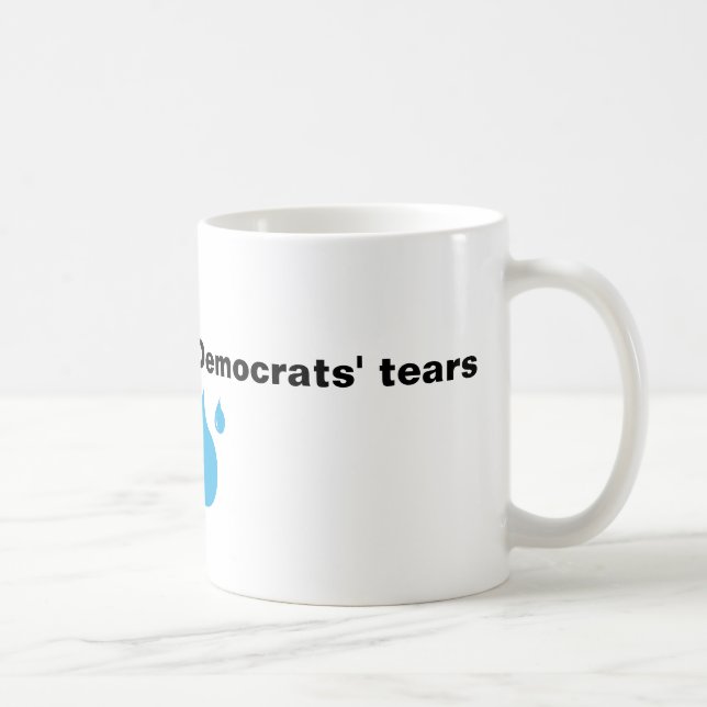 Demokrat tårar kaffemugg (Höger)