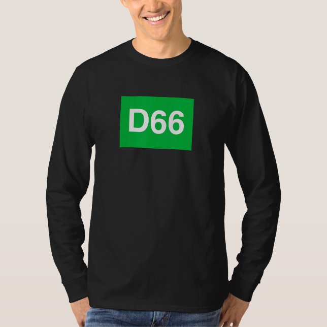 Demokraten 66 t shirt (Framsida)