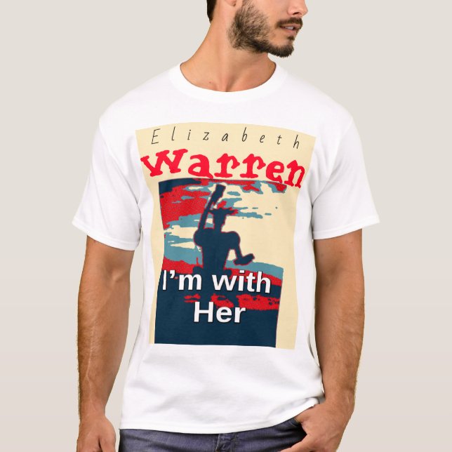 Demokrater 2024 Jag är med på hennes röst för USA T Shirt (Framsida)