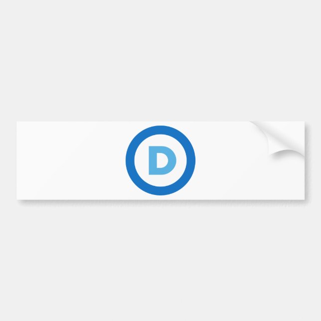 Demokrater Bildekal (Framsidan)