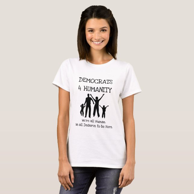Demokrater för humanity Shirt Tröja (Hel framsida)