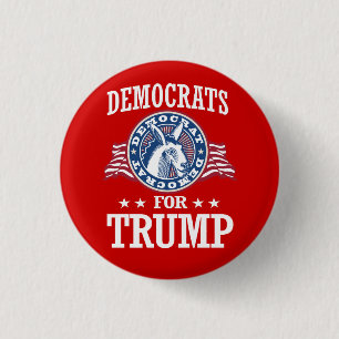 DEMOKRATER FÖR TRUMP KNAPP
