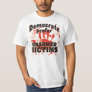 Demokrater föredrar den blodiga T skjortan för T-shirt
