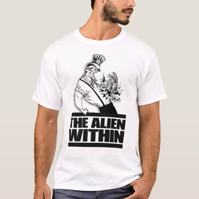 Demokrater: Främlingen Within Tee Shirt (Framsida)