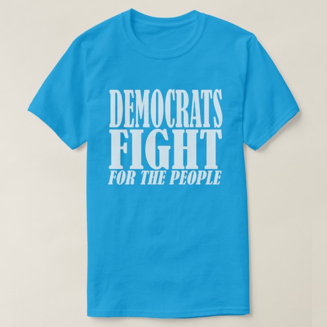 Demokrater kämpar för folket t shirt (Design framsida)