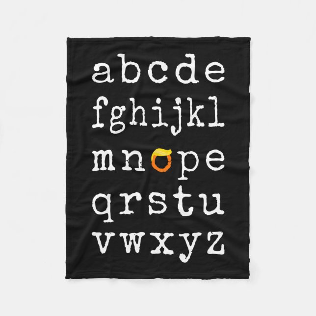 Demokrater - Lustigt Wig Trump Elections-antitrump Fleecefilt (Framsidan)