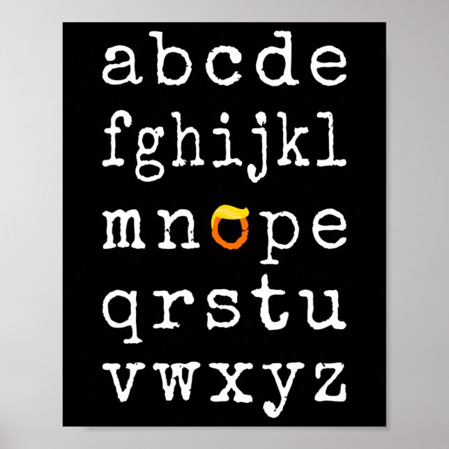 Demokrater - Lustigt Wig Trump Elections-antitrump Poster (Framsidan)