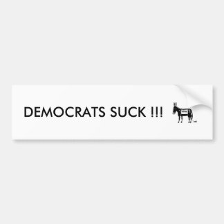 DEMOKRATER suger !!! Bildekal