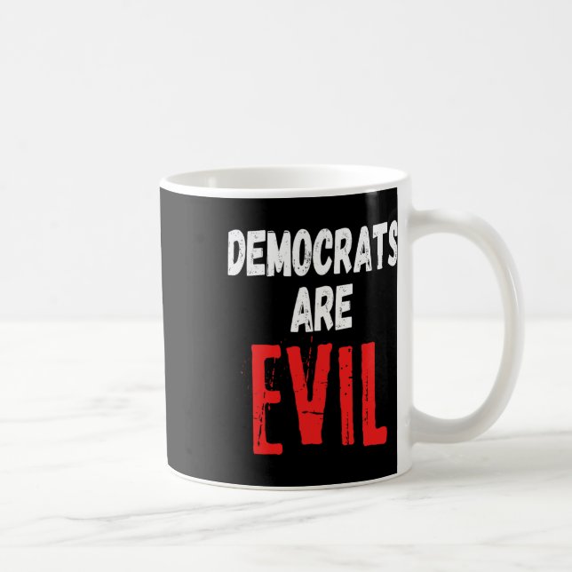 Demokraterna är onda  kaffemugg (Höger)