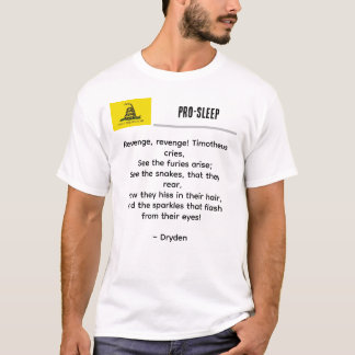 Demokrati 101 Citat om yttrandefrihet och för sömn T Shirt