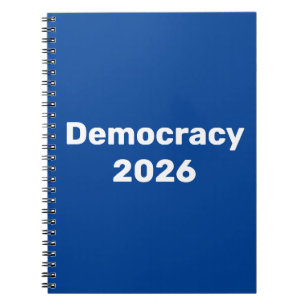 Demokrati 2026 Halvtidsval Anteckningsbok