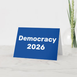 Demokrati 2026 Halvtidsval Kort