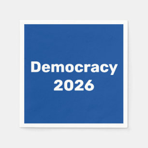 Demokrati 2026 Halvtidsval Pappersservett