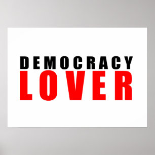 Demokrati älskare poster